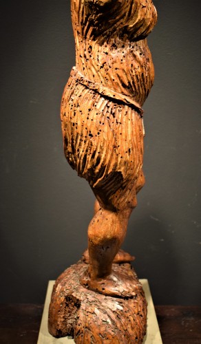 Marie Madeleine - Sculpture Médiévale en bois, Toscane début XVe - Moyen Âge